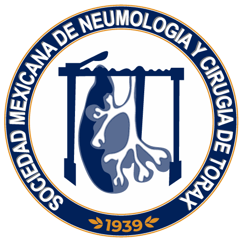 Logo de la Sociedad Mexicana de Neumología y Cirugía de Tórax (SMNyCT)